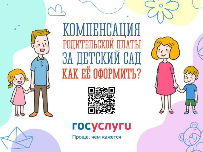 Компенсация родительской платы за детский сад Компенсация родительской платы за детский сад.